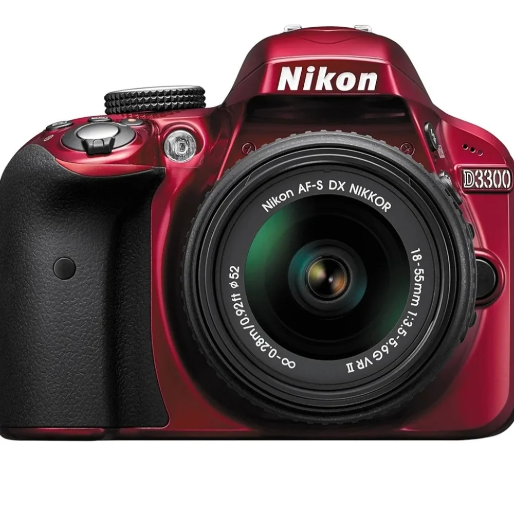 Nikon d3300 camera (body and 3 lens) with new case